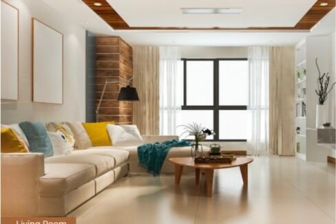 2 BHK Flats in Bibwewadi, Pune 5 Pushp Vatika NIBM Central / Kondhwa, Pune – Living room