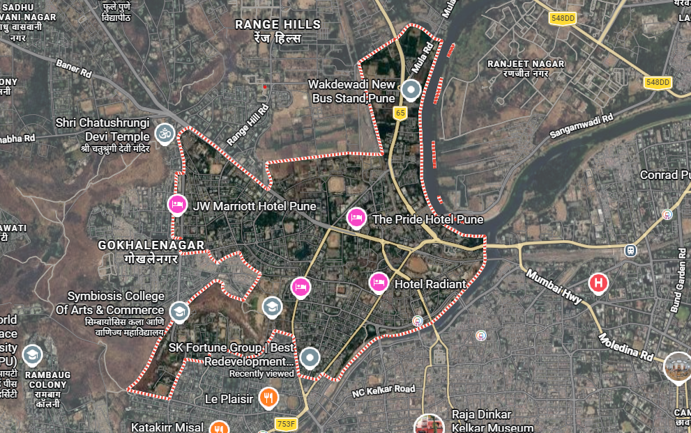 Shivajinagar Map