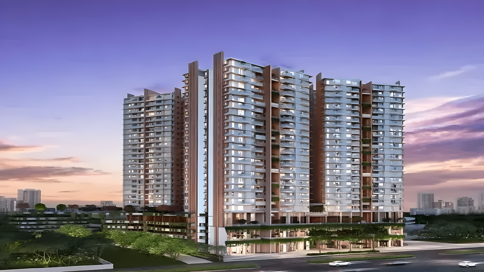 Mahindra Citadel Bastion Pimpri - 3 & 4 BHK towers